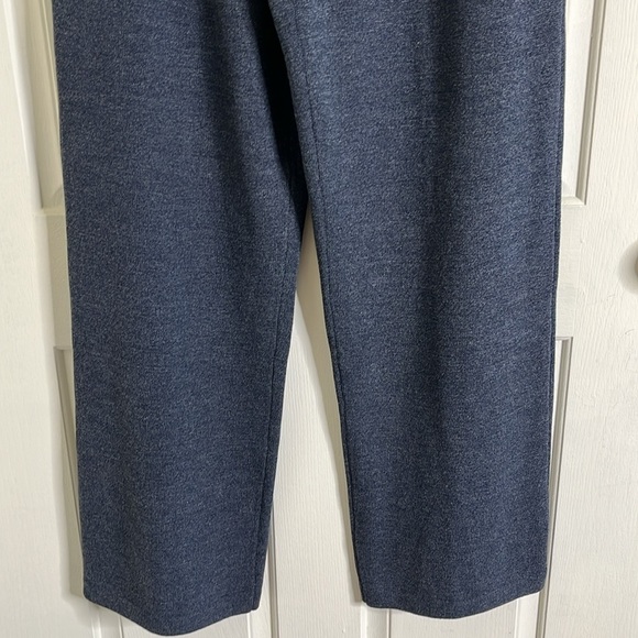 St John Sport Santana Knit Wool Pull On Pants Trousers Wide Leg Straight M NWT - Picture 3 of 11